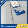 wc20 tungsten electrode in welding rods 2.0*150mmTungsten electrodes for Low current DC welding